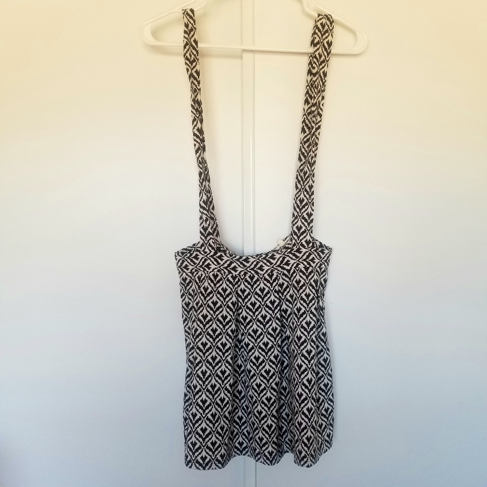 Aztec print high waisted suspender skirt - Picture 3 of 6